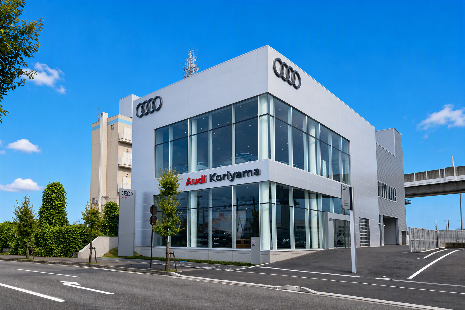 Audi郡山／Audi Approved Automobile郡山、郡山駅西口中心街に8月1日リニューアルオープン