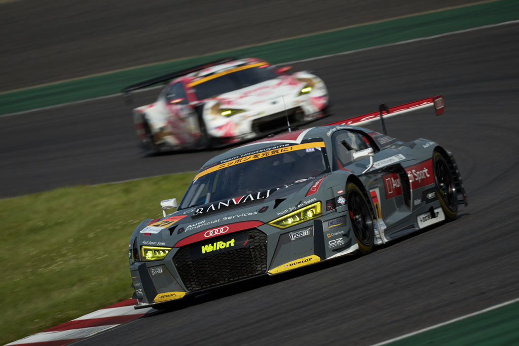 SUPER GT第3戦、2台のAudi R8 LMSが粘り強く完走を果たす | Audi Japan Press Center - アウディ