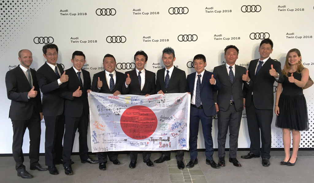 第14回 Audi Twin Cup World Championship、 日本代表チームが優勝（サービス部門）