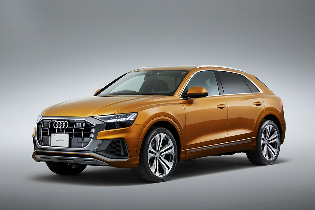 アウディ、クーペスタイルのフルサイズSUV、Audi Q8を新発売～アウディQシリーズの新たなフラッグシップモデルが日本に上陸～