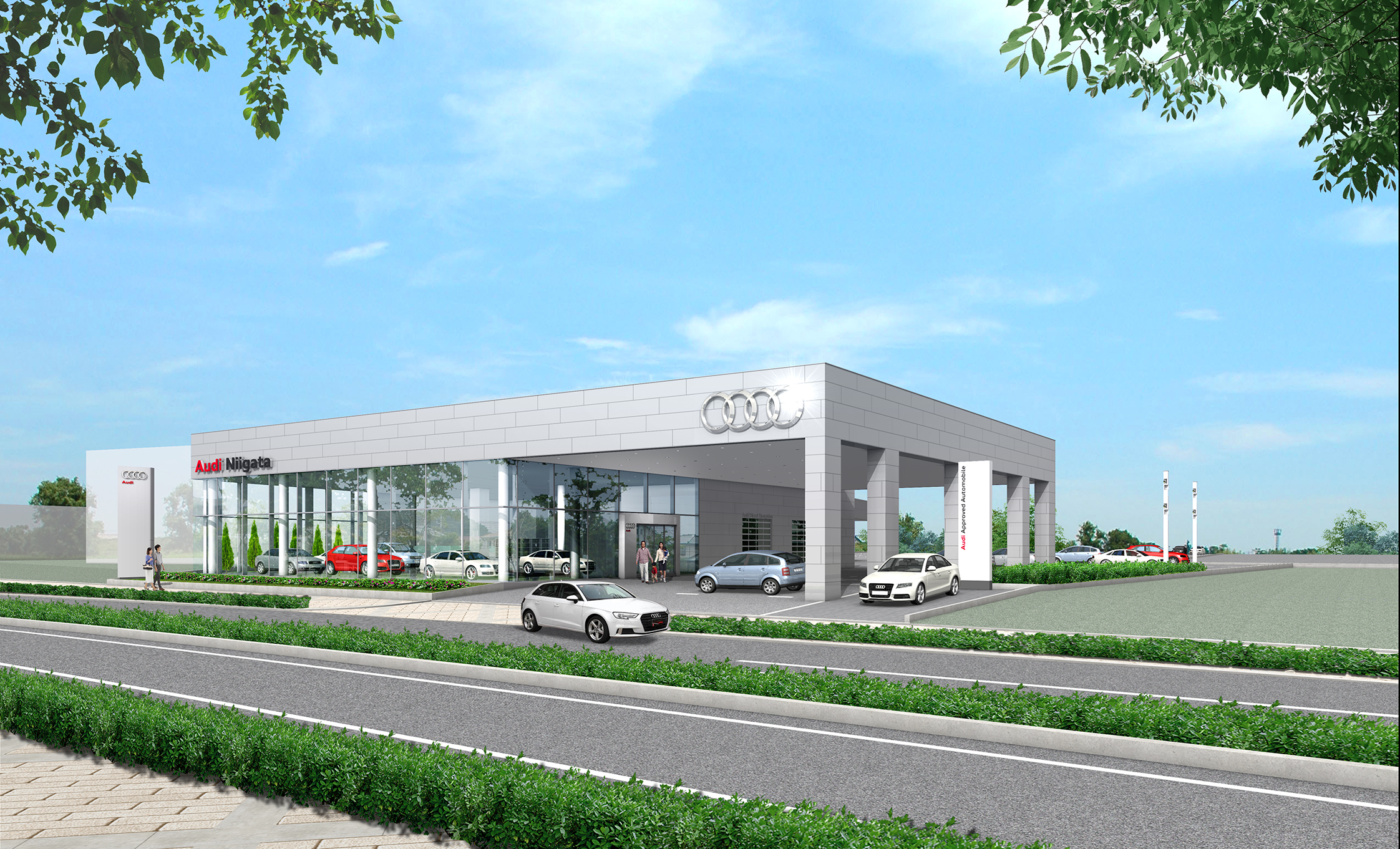 アウディ正規販売店 Audi 新潟 を移転オープン Audi Japan Press Center アウディ