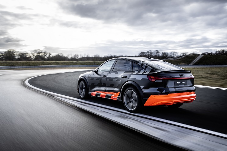 Audi e-tron Sモデルの駆動コンセプトを提示： ダイナミックで俊敏な電気自動車