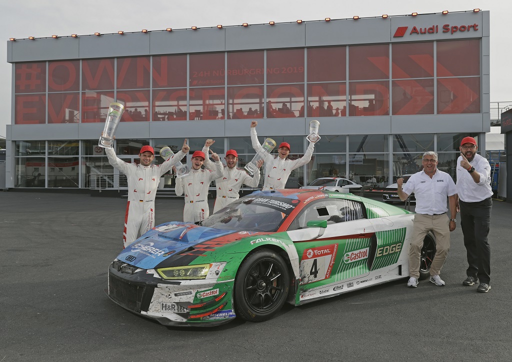 ニュルブルクリンク24時間レースに7台のAudi R8 LMSが参戦