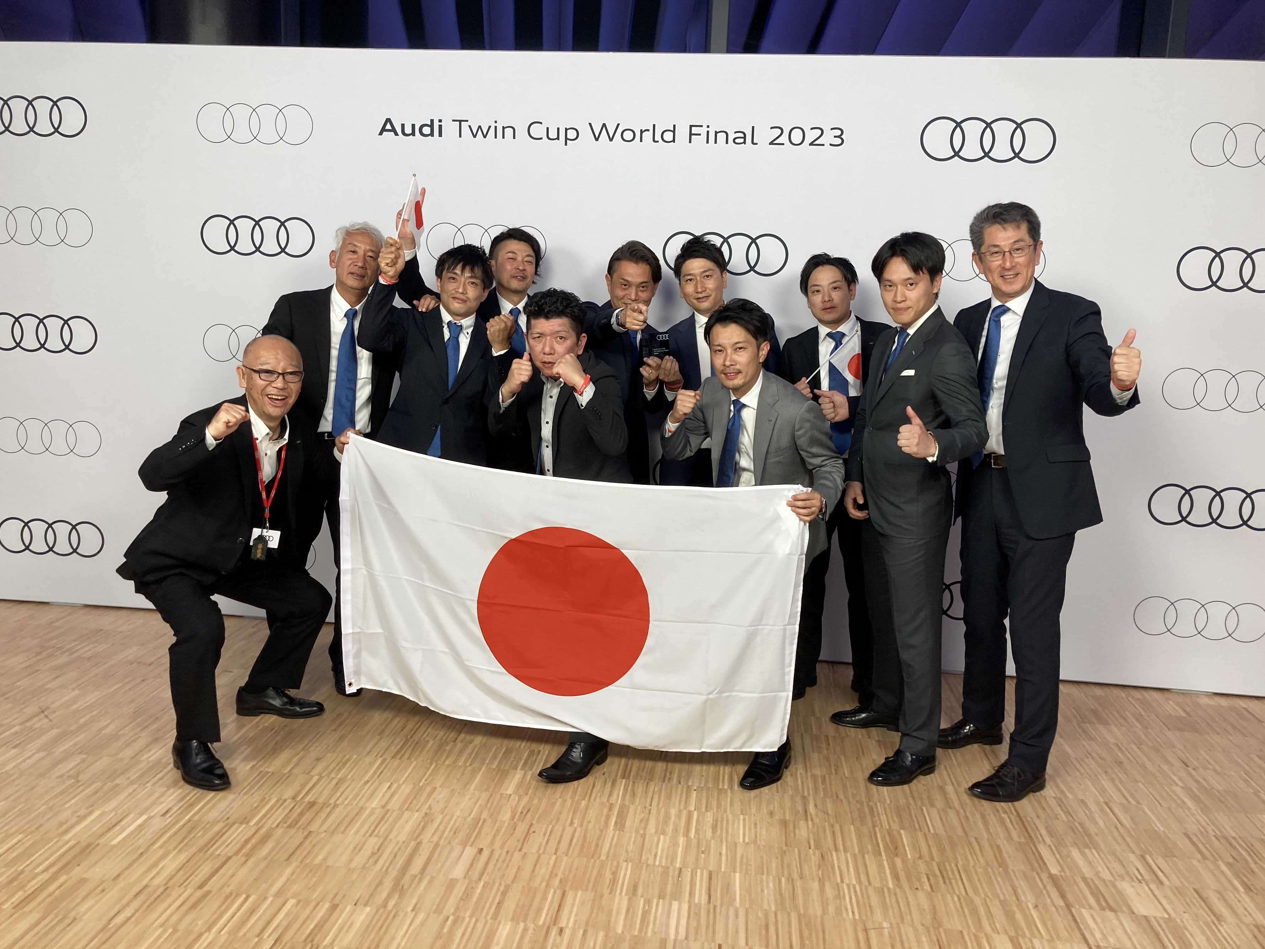 Audi Twin Cup世界大会で日本代表チームが セールス 各部門 第3位に入賞