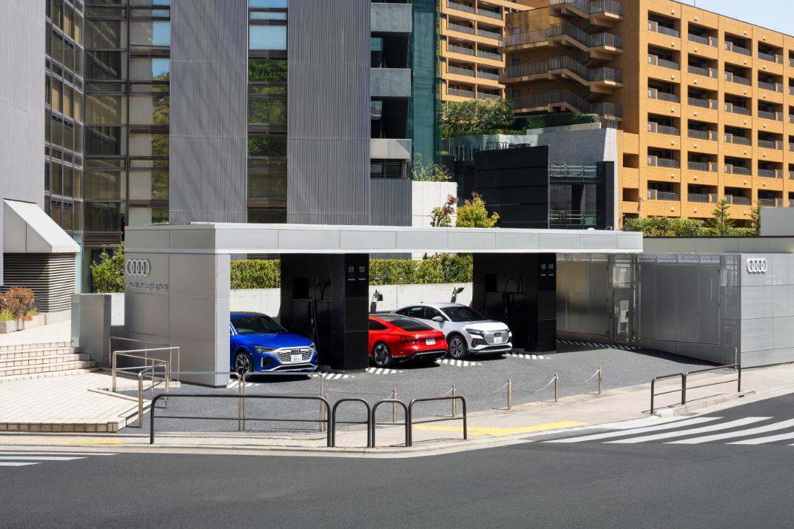 Audi charging hubが東京・紀尾井町にオープン ヨーロッパ以外で初の開設