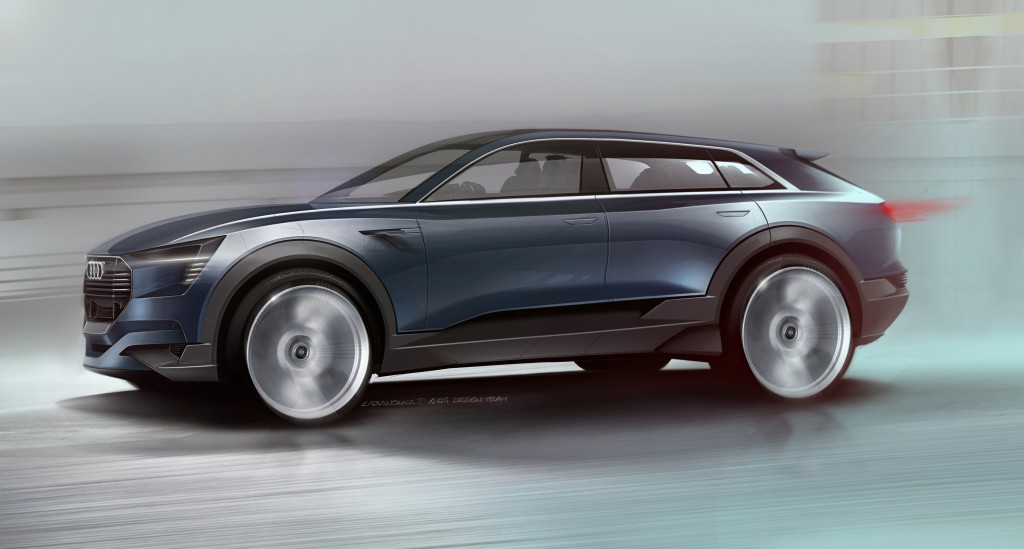 フランクフルトモーターショーにAudi e-tron quattro conceptを出展